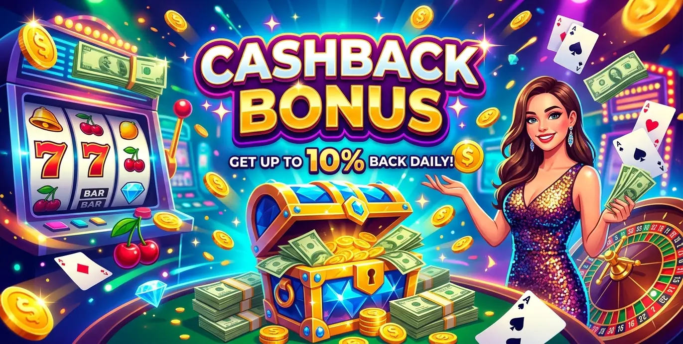 Lucky spins casino cashback bonus