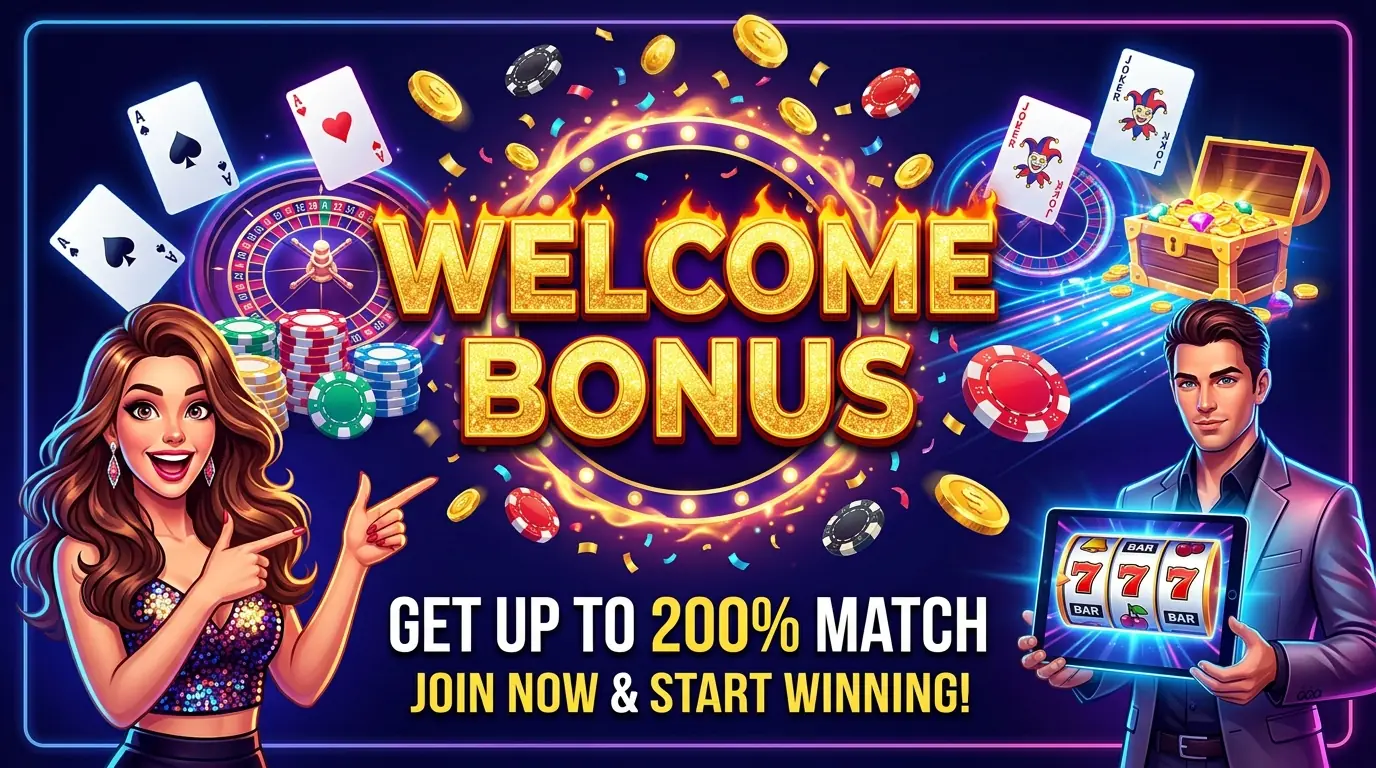 Lucky spins casino velkomstbonus