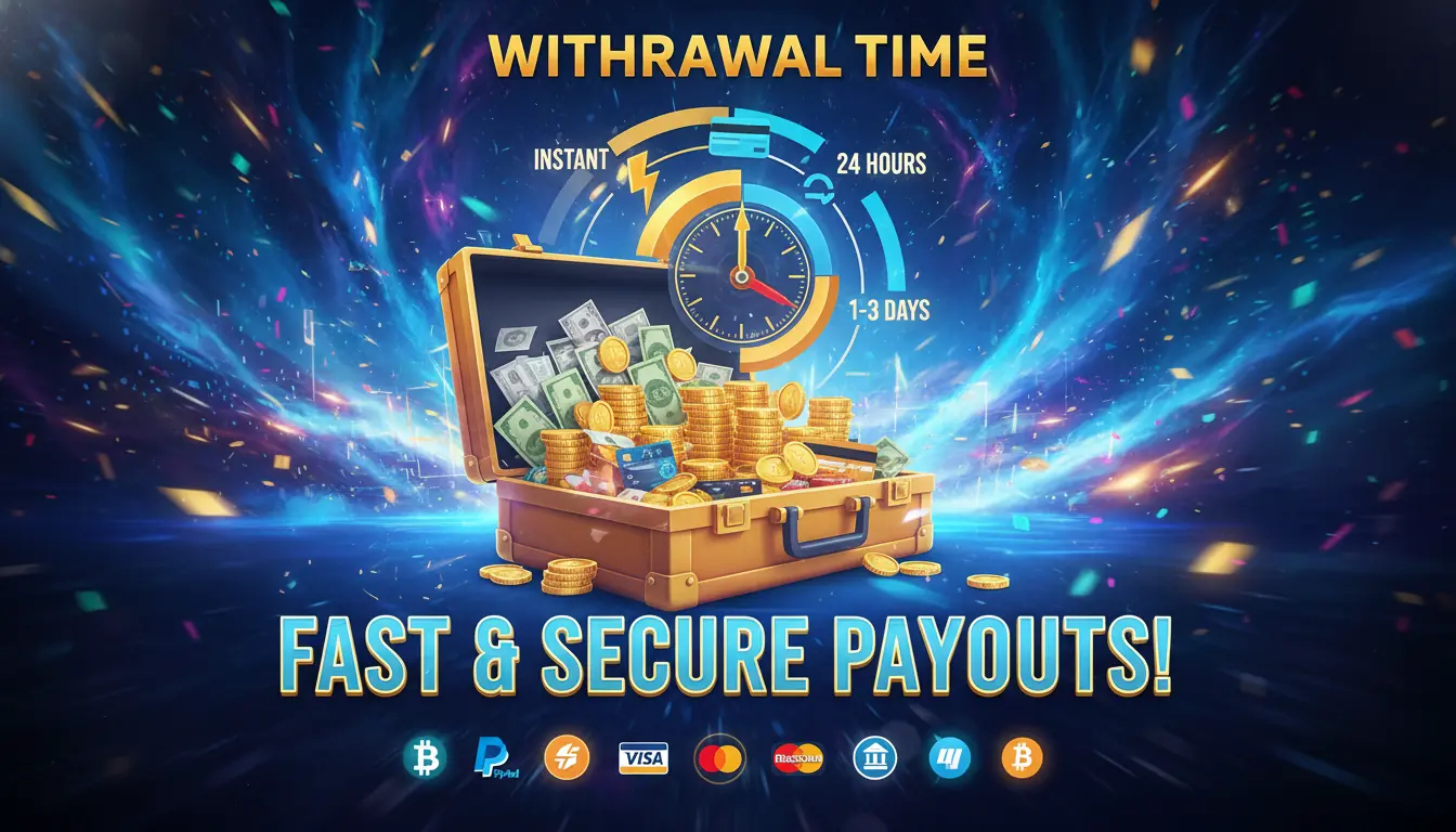 Lucky spins casino uttakstid