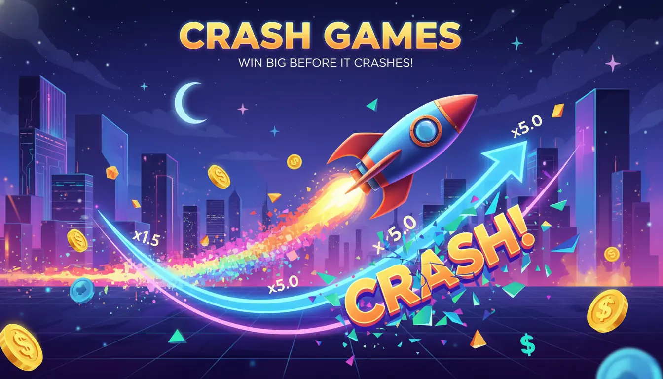 Lucky spins casino crash games